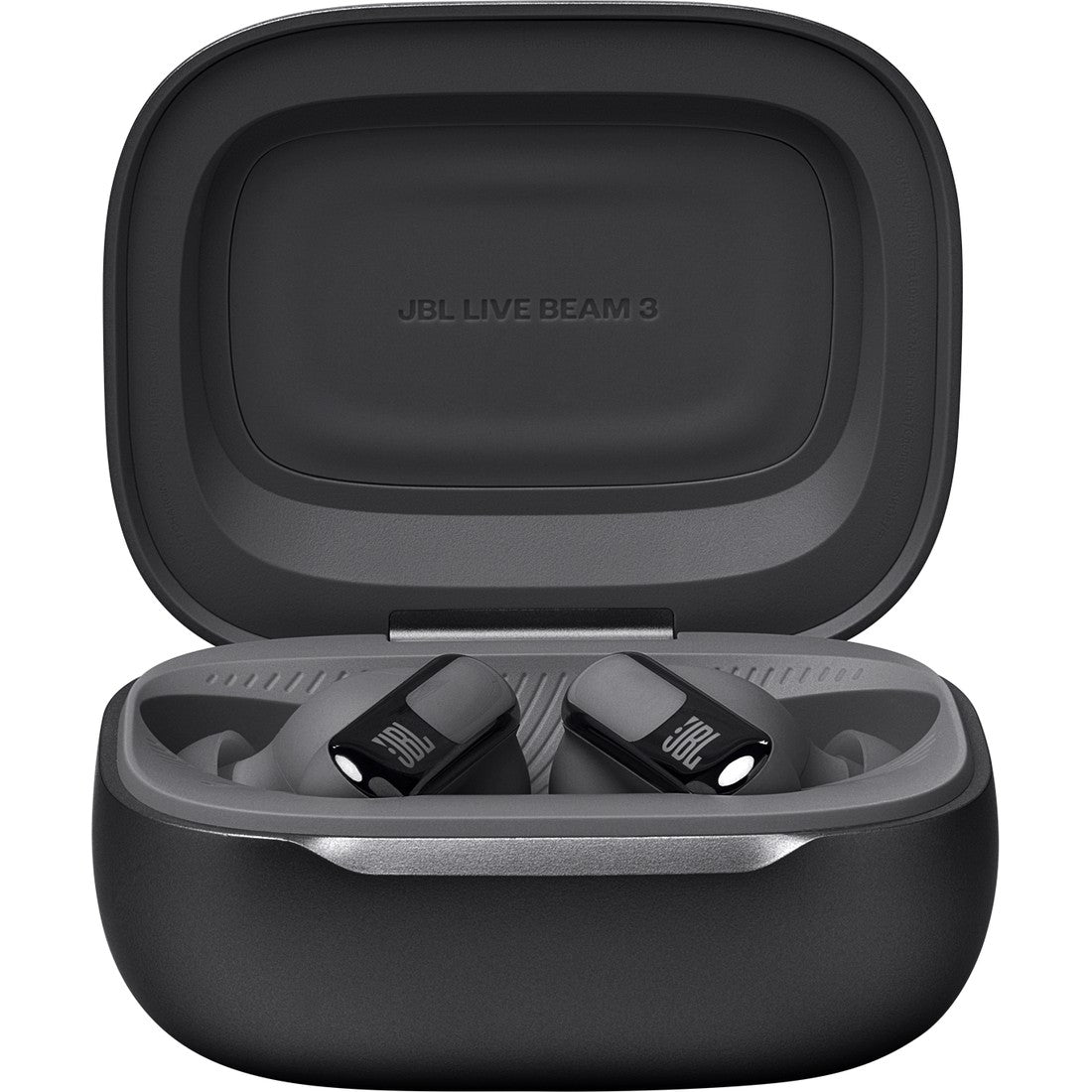 JBL Live Beam 3 - Black - True wireless noise-cancelling closed-stick earbuds - Detailshot 3