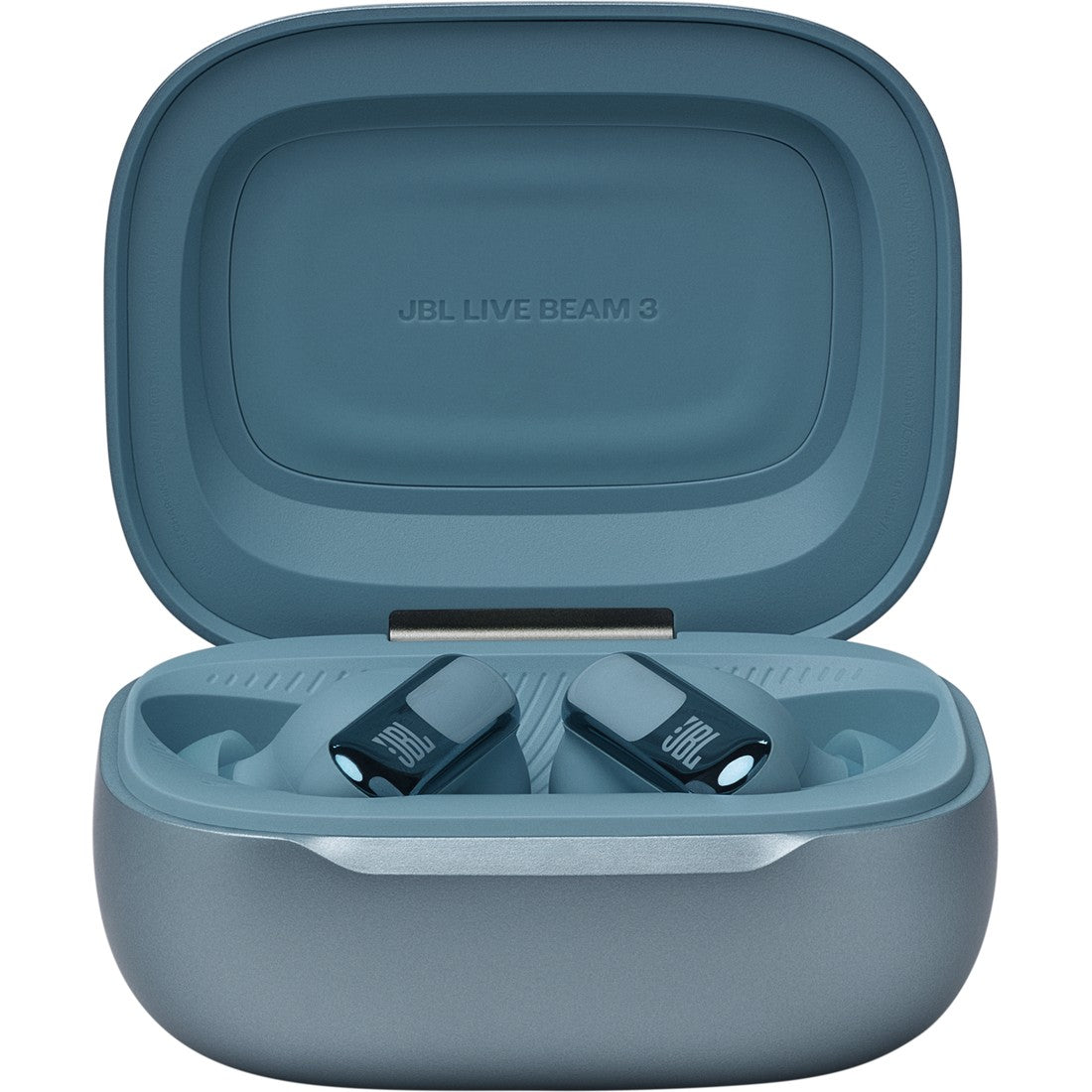 JBL Live Beam 3 - Blue - True wireless noise-cancelling closed-stick earbuds - Detailshot 3