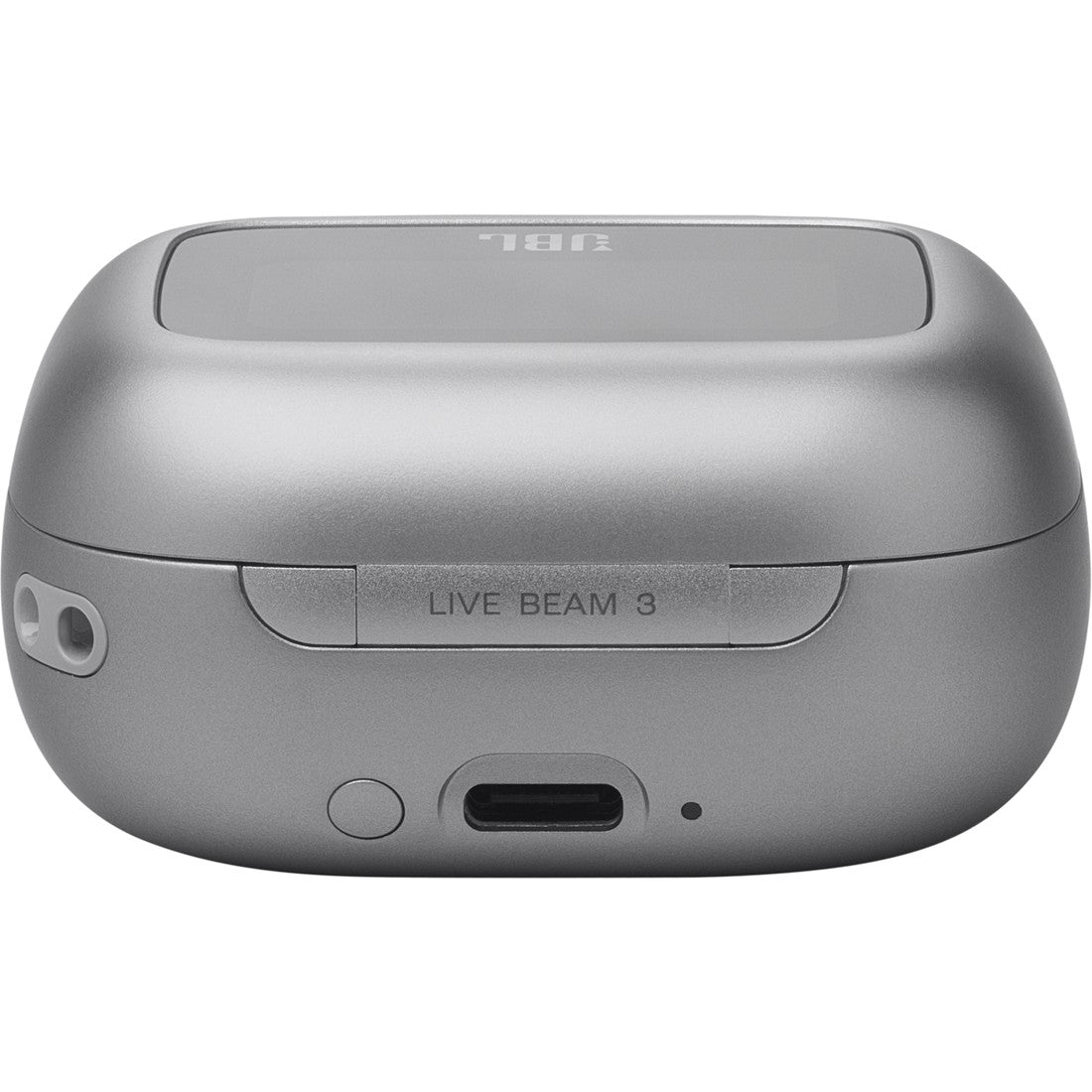JBL Live Beam 3 - Silver - True wireless noise-cancelling closed-stick earbuds - Detailshot 4
