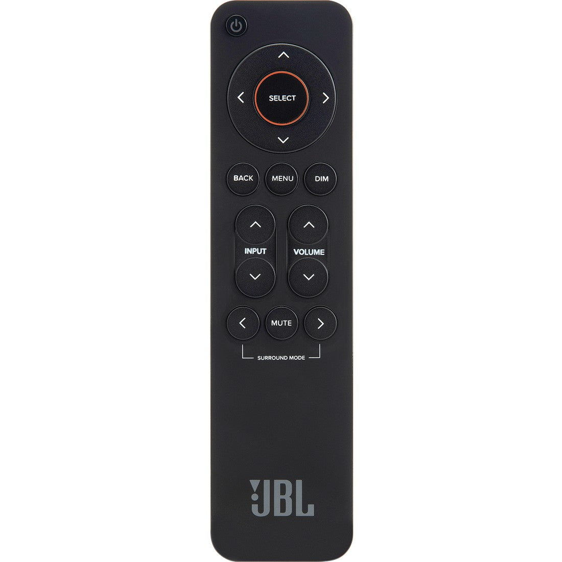 Black JBL remote control