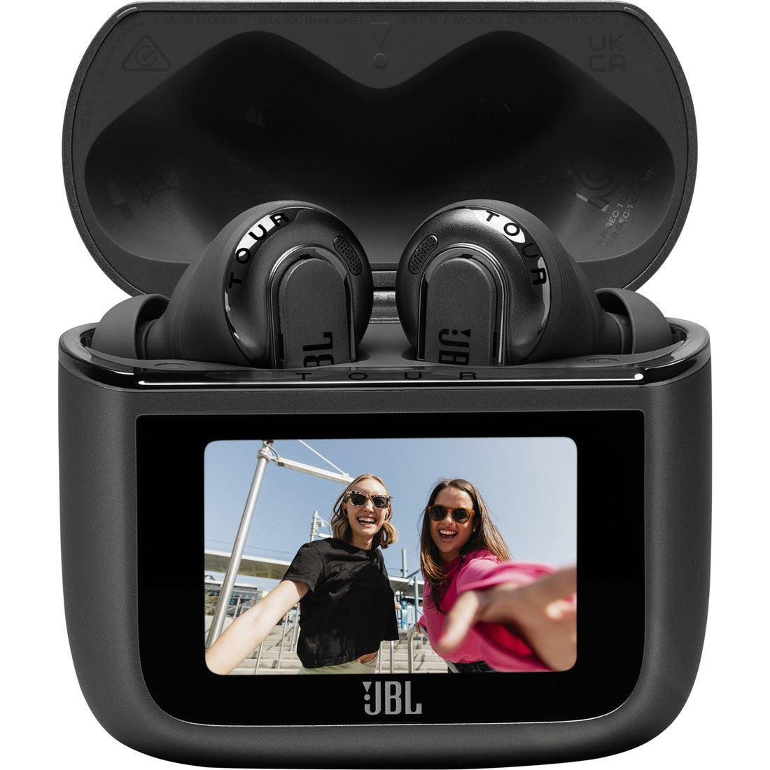 JBL Tour Pro 3 - Black - True Wireless Noise Cancelling earbuds with Smart Charging Case™ - Detailshot 3