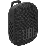 Black JBL speaker on a white background