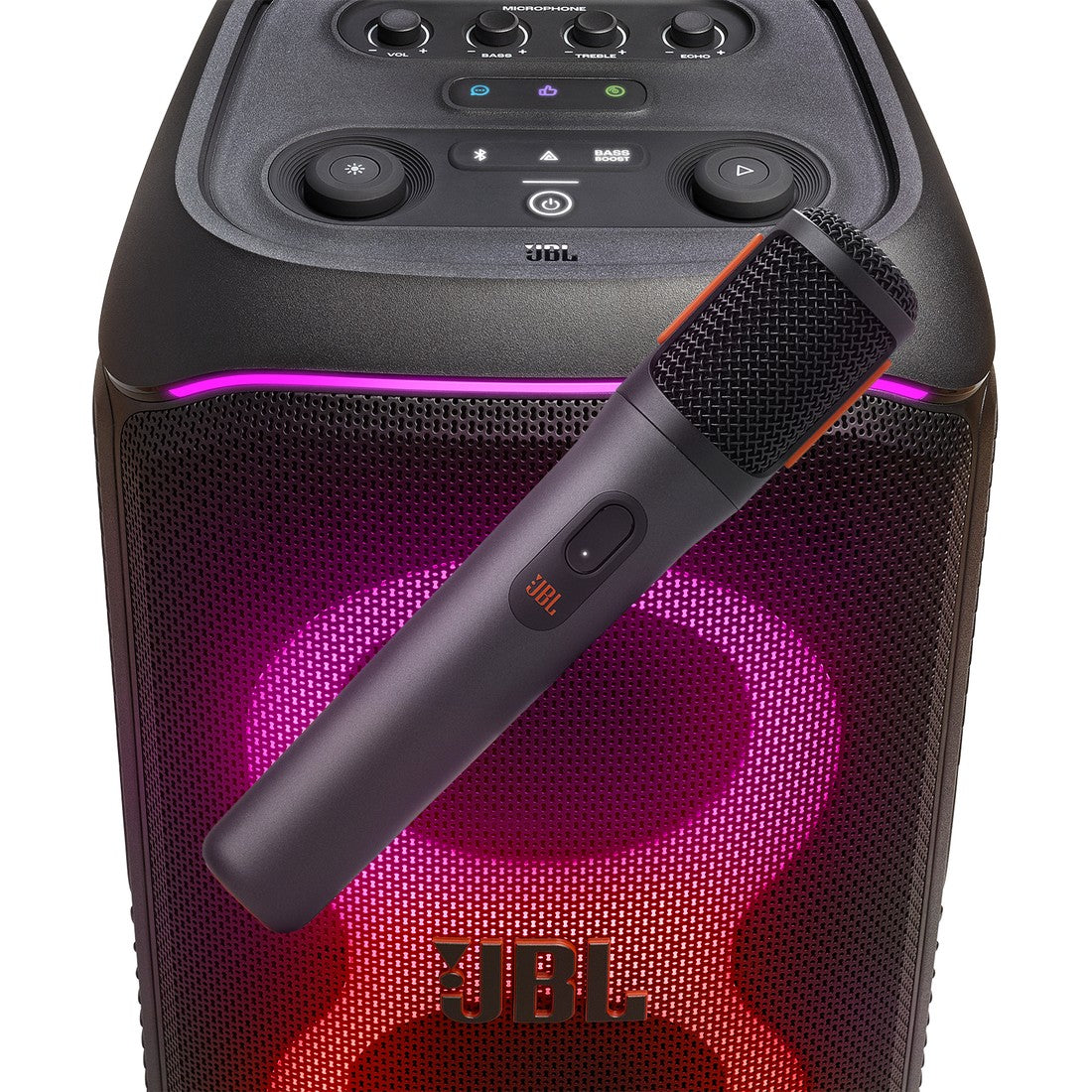 JBL PartyBox Wireless Mic - Black - Digital wireless microphones - Detailshot 5
