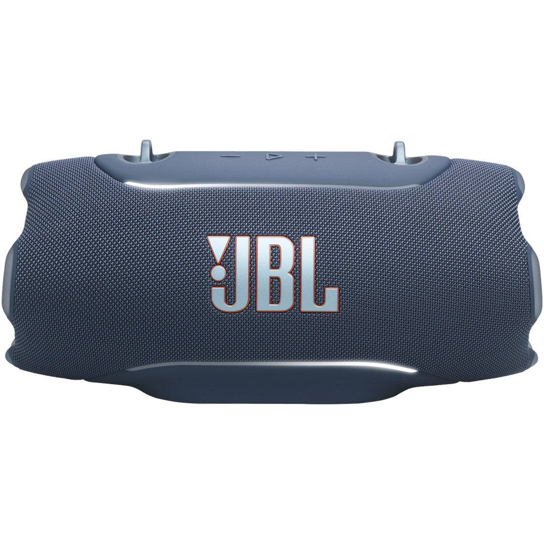 JBL Xtreme 5 - Blue - Portable waterproof speaker with massive legendary JBL sound, ambient edge lighting, and a convenient shoulder strap - Front