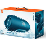 JBL Xtreme 5 - Blue - Portable waterproof speaker with massive legendary JBL sound, ambient edge lighting, and a convenient shoulder strap - Detailshot 4