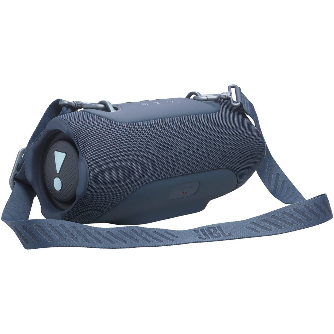 JBL Xtreme 5 - Blue - Portable waterproof speaker with massive legendary JBL sound, ambient edge lighting, and a convenient shoulder strap - Detailshot 2