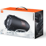 JBL Xtreme 5 - Black - Portable waterproof speaker with massive legendary JBL sound, ambient edge lighting, and a convenient shoulder strap - Detailshot 4