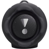 JBL Xtreme 5 - Black - Portable waterproof speaker with massive legendary JBL sound, ambient edge lighting, and a convenient shoulder strap - Left