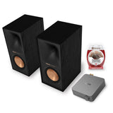 Klipsch Ultimate Streaming Starter Kit—R60M bookshelf speakers, Ultralink speaker wire, and WiiM Amp