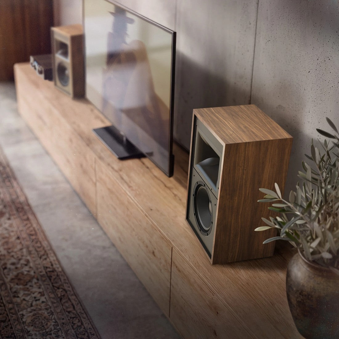 Klipsch Rebellion WN from above with sunburst through window