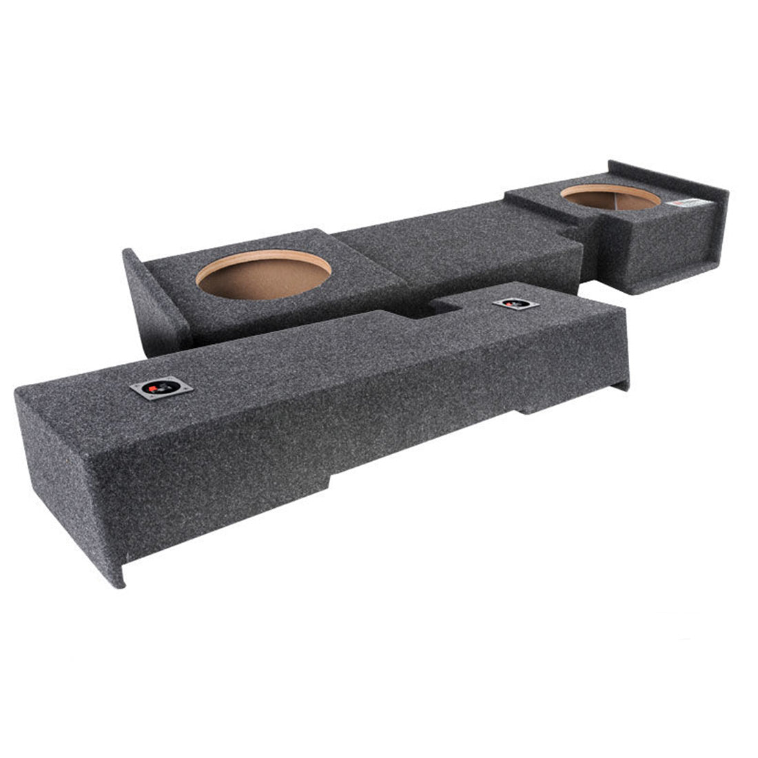 Atrend A302-12CP Dual 12" Sealed Carpeted Subwoofer Enclosure