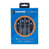 Memphis Audio UTPF-17.4 17-foot, 4-Channel Ultra Twisted Pair Interconnect Cables