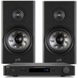 Polk R200 bookshelf speakers with NAD C 338 DAC amplifier