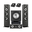 Onkyo TX-NR6100 7.2 Channel THX Certified Network A/V Receiver | Polk Audio XT60 Floor Standing Speakers – Pair | Polk Audio Monitor XT30 Center Channel | XT90 Height Speakers- Pair | Polk Audio XT12 12” Subwoofer - Bundle
