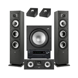 Onkyo TX-NR6100 7.2 Channel THX Certified Network A/V Receiver | Polk Audio XT60 Floor Standing Speakers – Pair | Polk Audio Monitor XT30 Center Channel | XT90 Height Speakers- Pair | Polk Audio XT12 12” Subwoofer - Bundle