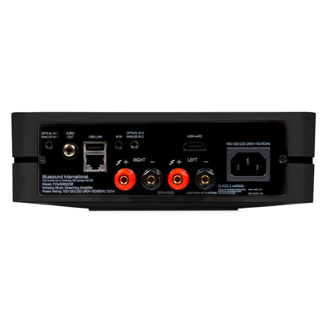 Bluesound POWERNODE 2ch 80W Wireless Multi-Room Music Streaming