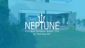 Neptune Full Sun 4K UHD HDR LED webOS Outdoor Smart TV with Outdoor Mount