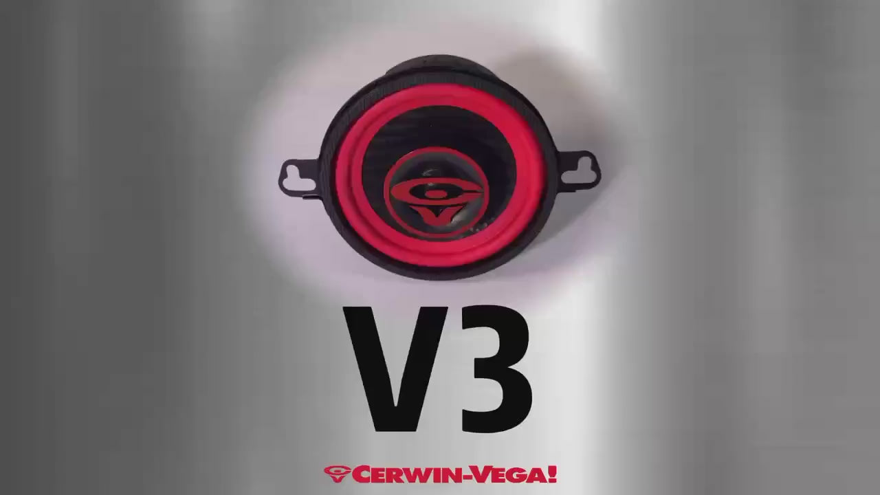 Cerwin Vega V3 VEGA Series 3.5" 2-Way Coaxial Car Speakers - Pair