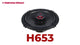 Cerwin Vega H653 HED Series 6.5" 3-Way Coaxial Car Speakers - Pair