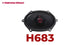 Cerwin Vega H683 HED Series 6" x 8" 3-Way Coaxial Car Speakers - Pair
