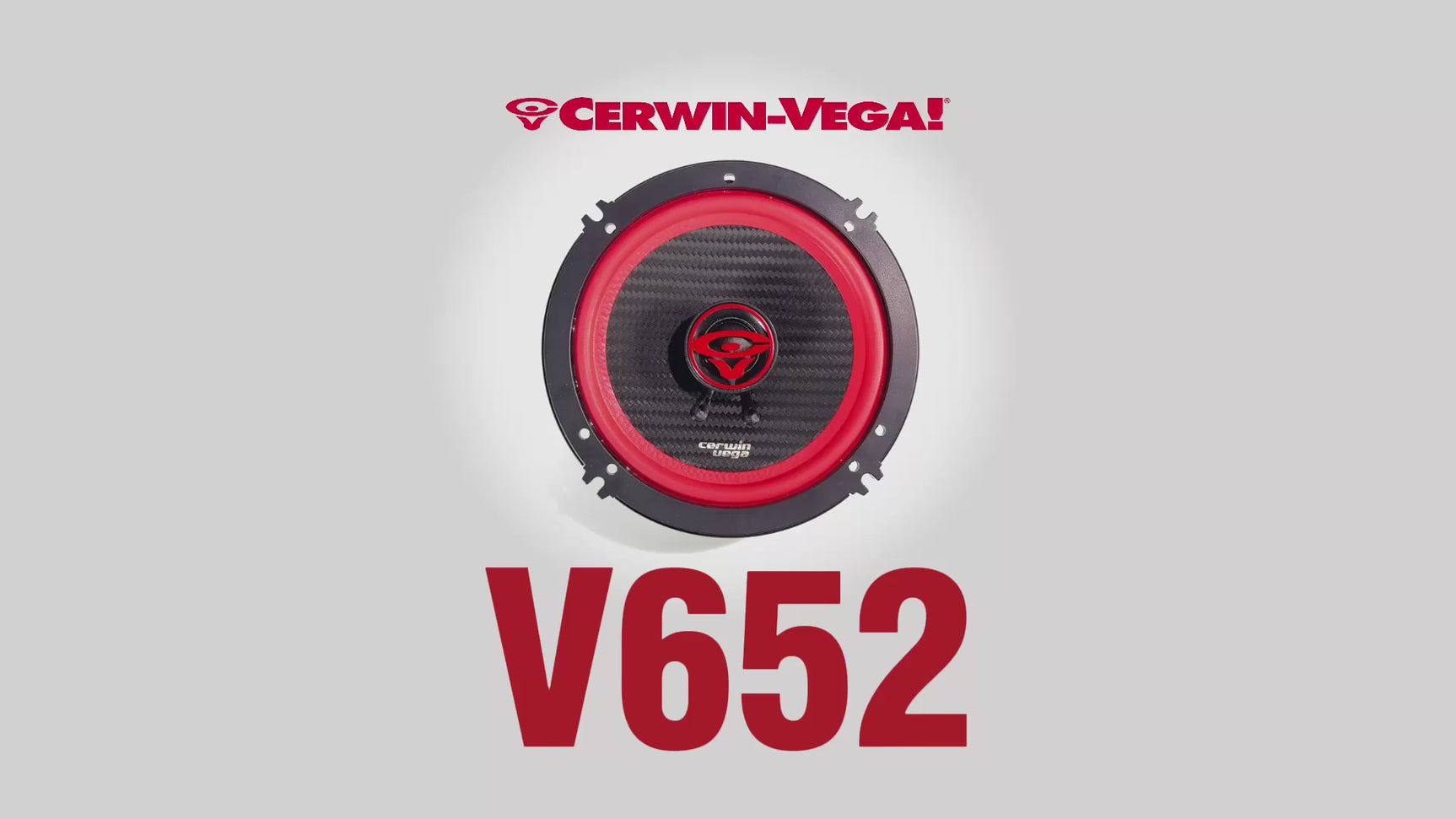 Cerwin Vega V652 VEGA Series 6.5" 2-Way Coaxial Car Speakers - Pair