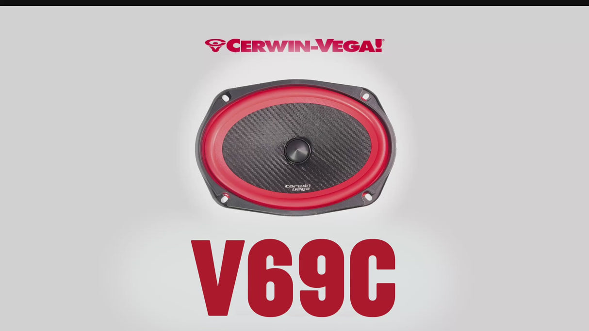 Cerwin Vega V69C VEGA Series 6" x 9" 2-Way Component Speaker System