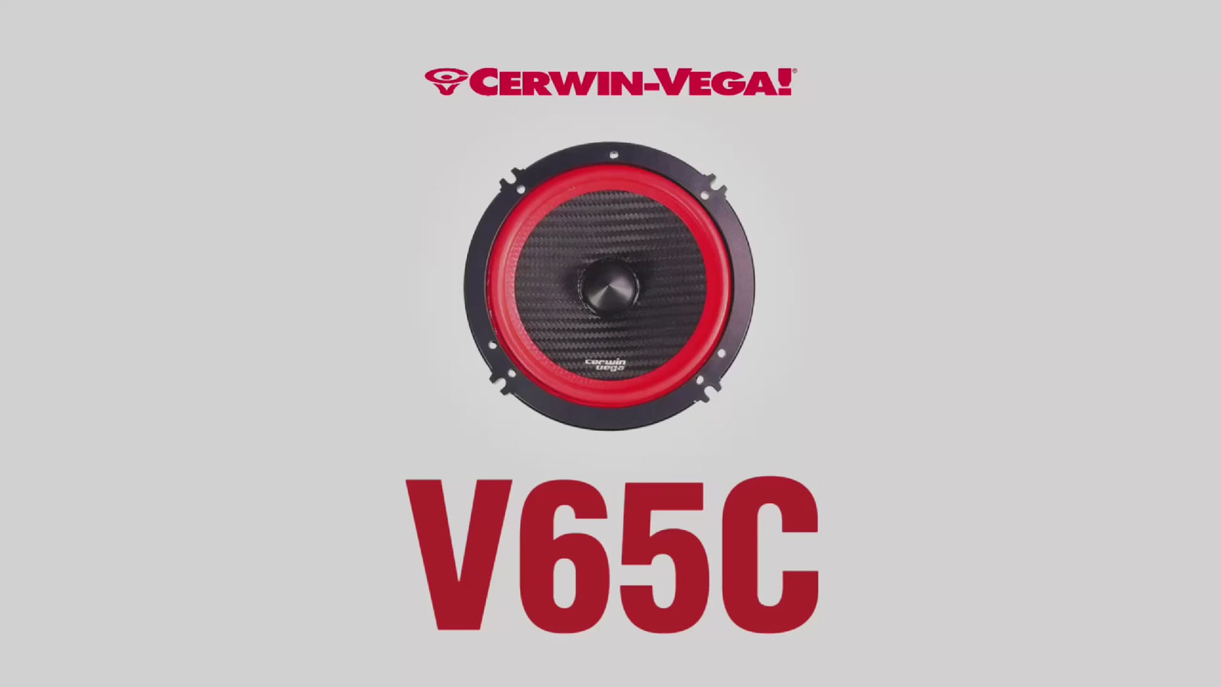 Cerwin Vega V65C VEGA Series 6.5" 2-Way Component Speaker System