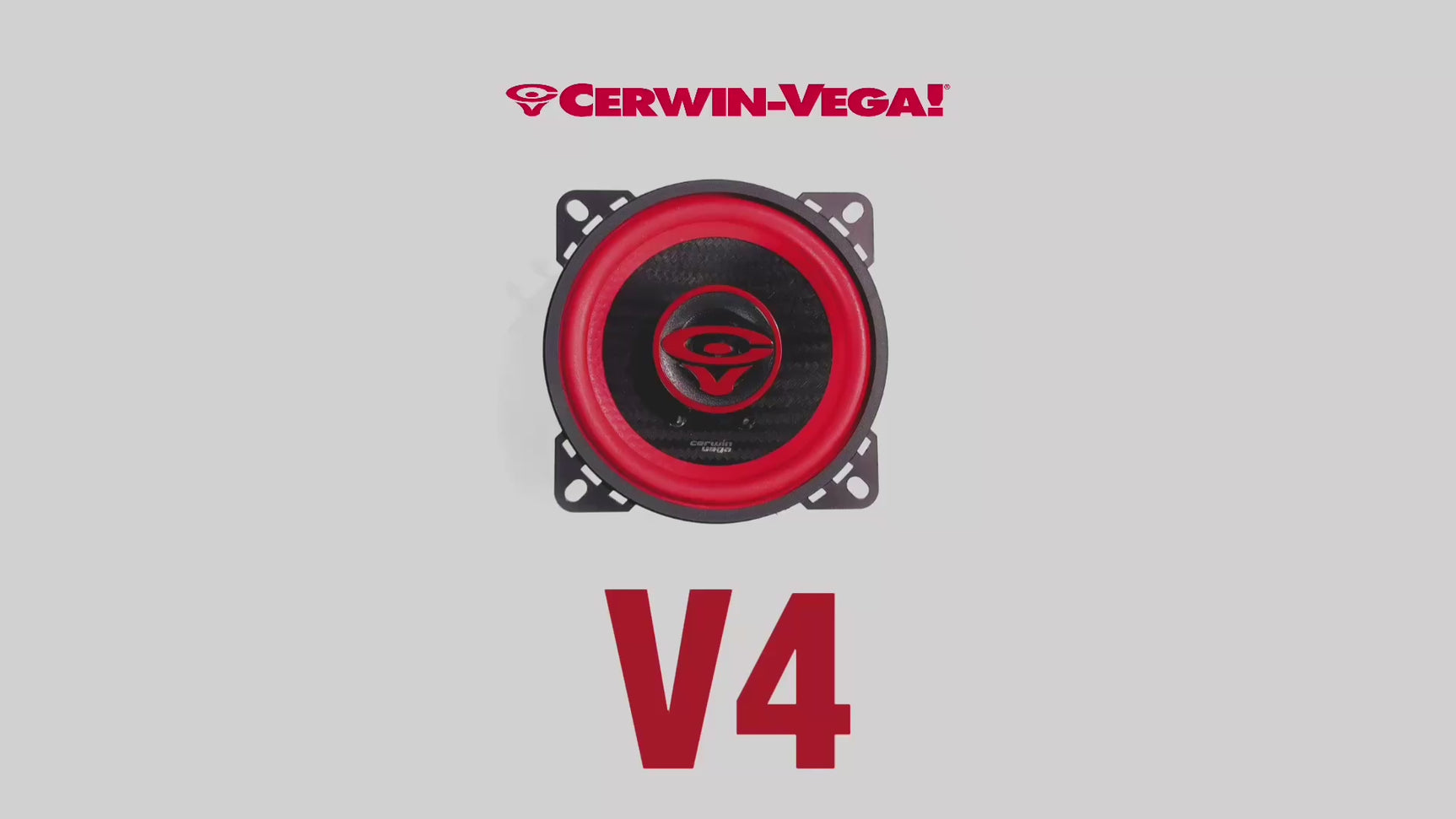 Cerwin Vega V4 VEGA Series 4" 2-Way Coaxial Car Speakers - Pair