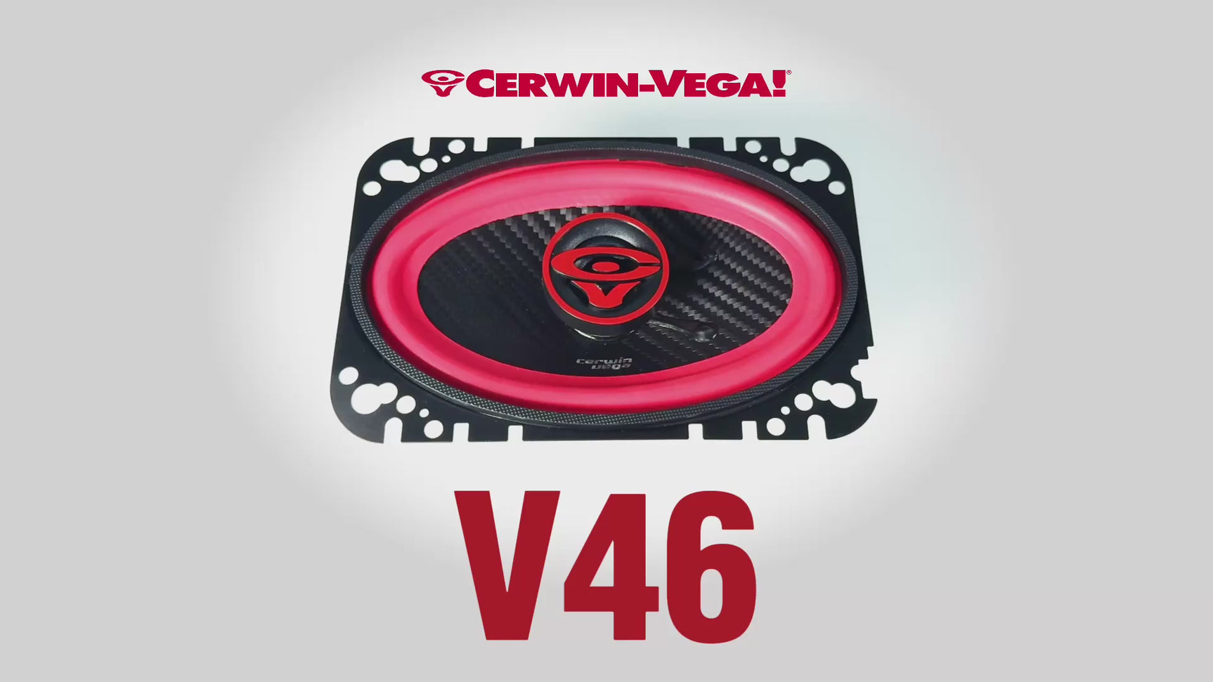 Cerwin Vega V46 VEGA Series 4"x6" 2-Way Coaxial Car Speakers - Pair