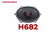 Cerwin Vega H682 HED Series 6" x 8" 2-Way Coaxial Car Speakers - Pair