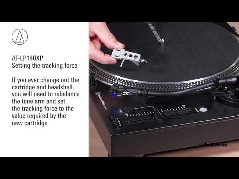 Audio-Technica AT-LP140XP-BK Direct Drive Professional DJ Turntable - Black