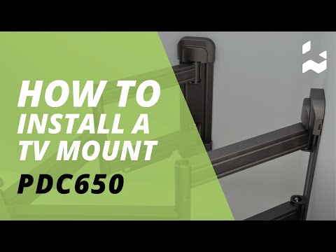 Kanto PDC650 Full Motion Corner TV Wall Mount for 37"–70" TVs