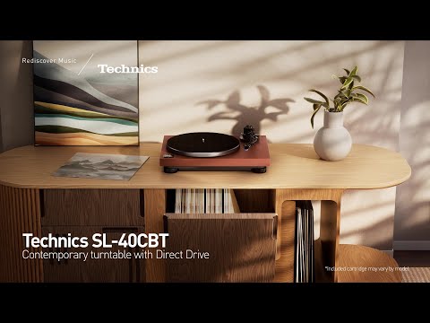 Technics SL-40CBT Contemporary Turntable with Direct Drive video on YouTube
