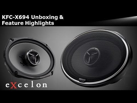 Kenwood eXcelon KFC-X694 Series 6x9" 2-Way Car Speakers