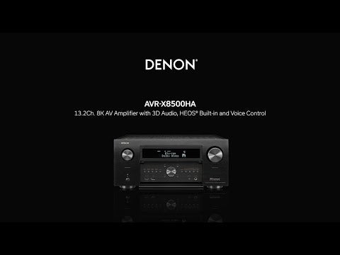 Denon AVR-X8500HA 13.2 Channel AV Amplifier with 3D Audio, HEOS Built-in and Voice Control