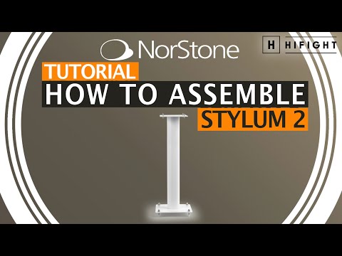 Norstone NORSTY2 Stylum 2 23.6" Premium Metal Speaker Stands - Pair