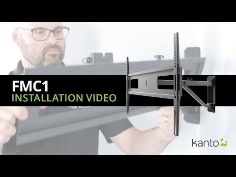 Kanto FMC1 Telescoping Corner TV Mount with 90° Swivel