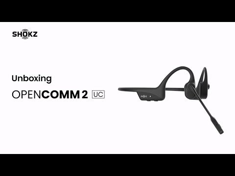 Shokz OpenComm2 Bone Conduction Stereo Bluetooth Headset