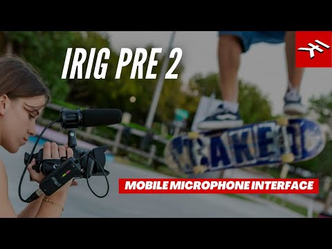 IK Multimedia iRig Pre 2 Mobile Microphone Interface with 48V Phantom Power