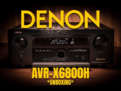 Denon AVR-X6800H 11.4 Ch. 8K AV Receiver (OPEN BOX)