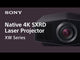 Sony VPLXW7000ES Native 4K SXRD Laser Projector