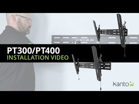 Kanto PT400 Low-Profile Tilting TV Mount with 12° Forward Tilt
