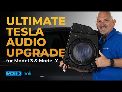 Alpine PSS-TSLA-213 11-Speaker Sound System Upgrade for the 2018-21 Tesla Model 3 with Factory Base Audio