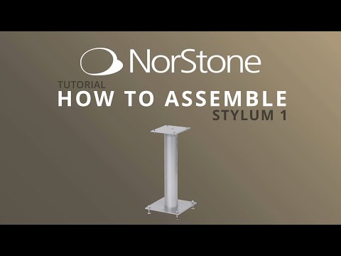NorStone NORSTY1 Stylum 1 19.7" Premium Metal Speaker Stands - Pair