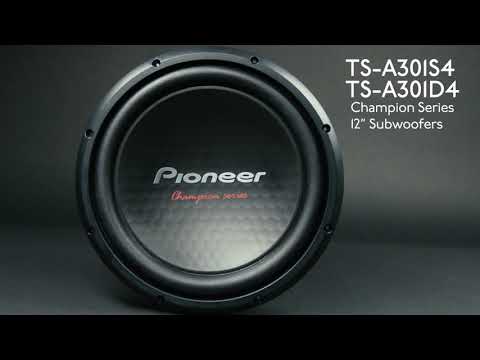 Pioneer TS-A301S4 12" - 1600 W Single 4 Ohm Component Subwoofer