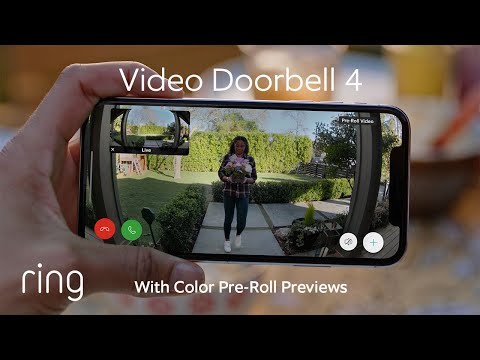 Ring B08NXX99RR Video Doorbell 4  Satin Nickel