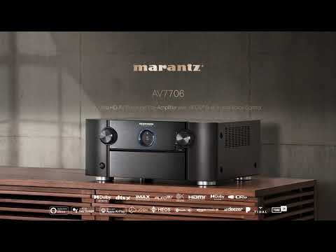 Marantz AV7706 11.2Ch 8K Ultra HD AV Surround Pre-Amplifier - B-Stock