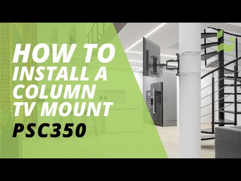 Kanto PSC350 Full Motion Column & Pillar TV Mount with No-Drill Installation