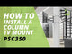 Kanto PSC350 Full Motion Column & Pillar TV Mount with No-Drill Installation