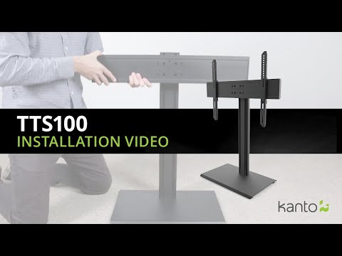 Kanto TTS100 Tabletop TV Stand with Height Adjustment